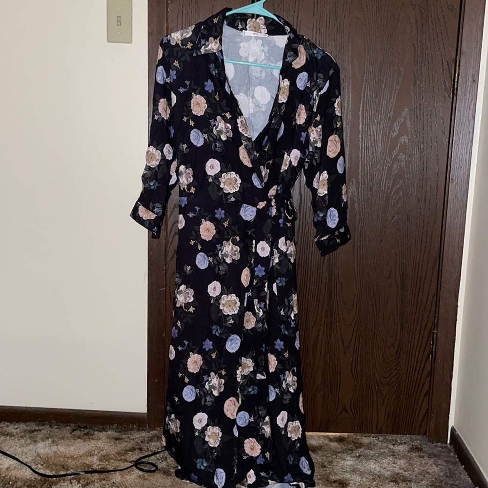 Mango wrap dress